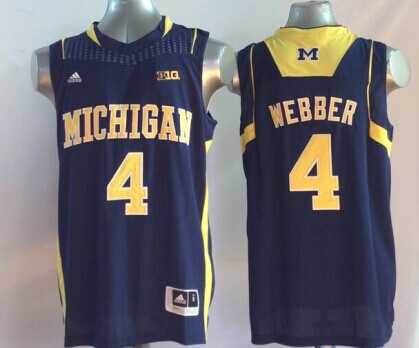 Michigan Wolverines 4 Chris Webber Navy College Basketball Jersey,We sell and wholesale Michigan Wolverines 4 Chris Webber Navy College Basketball Jersey on line form chian!